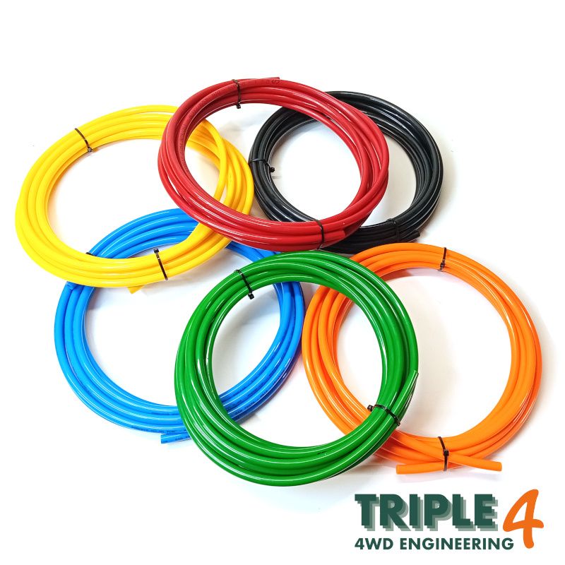 Triple 4 Ultra Flexible 8mm Nylon Breather Hose 14 Metres