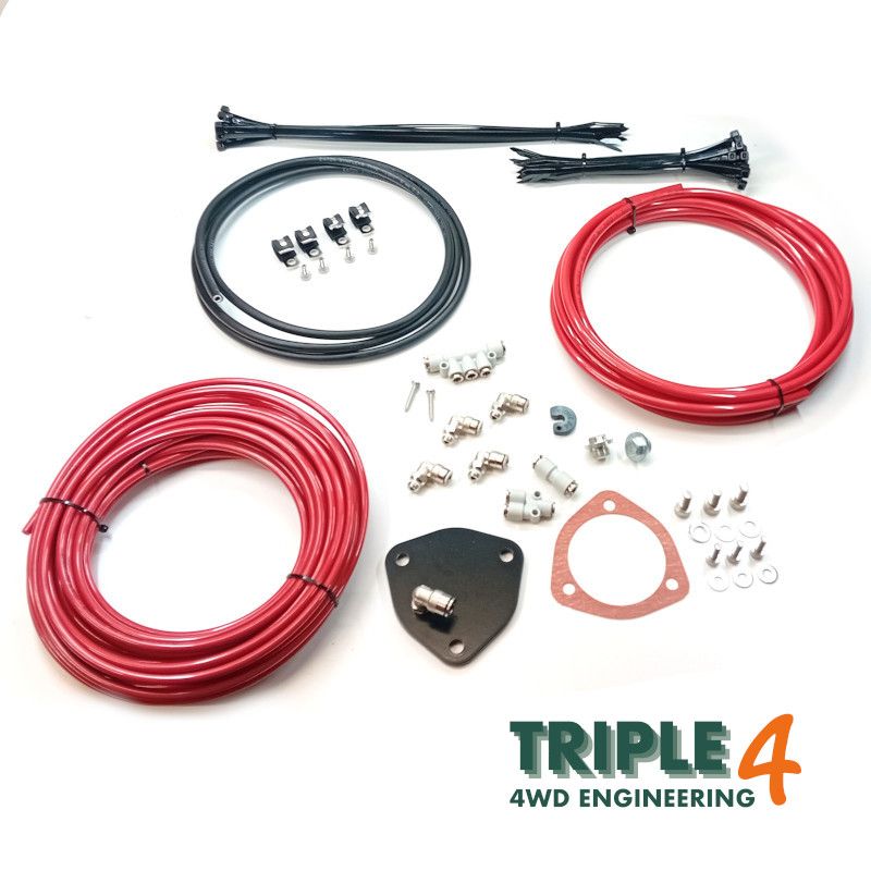 Land Rover Defender 200TDi / 300TDi Overland Wading Kit - Red