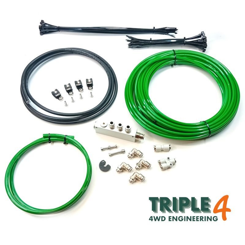 Land Rover Discovery 1 V8 Overland Wading Kit Alloy Manifold - Green