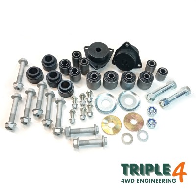 Land Rover Defender 2002-2009 Complete OEM Suspension Bush & Flange Bolt Kit - Fast Road Spec