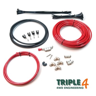 Land Rover Defender V8 Petrol Overland Wading Kit - Red